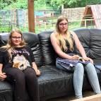 26. Juli: Suna und Sandy mit Caramell und Henri. (Foto: Laura Müller)