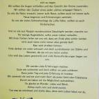 16. März: Julys Frühlingsgedicht.