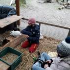 18. März: Katharina und Matilda mit Loula und Shayla. (Foto: Anastasia)