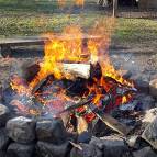 28. Februar: Unser Faschings Lagerfeuer. (Foto: Hellas Adlung)