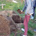 21. März: Kokoschka ließ sich sogar streicheln. Das war immer schön. Und danke für all die gelegten Eier, du liebes Tier. (Foto: Hellas Adlung)