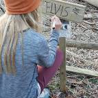 21. März: Hier war die Schrift auch schon etwas verblichen. (Foto: Hellas Adlung)