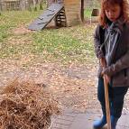 16. November: Gleich ist alles wieder zusammengefegt. (Foto: Hellas Adlung)