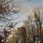 13. März: Abendansicht von einem schönen Regenbogen. (Foto: Hellas Adlung)