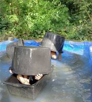23. Juli: Wasserspiele: Unterseeboote ...